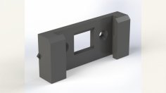 Bosch 18V Battery Wall Mount 3D Printer Model