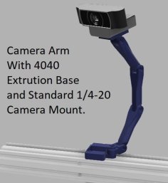 Camera Arm – Standard Tripod Mount 3D Printer Model