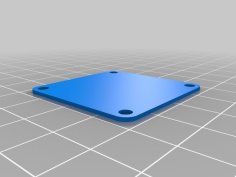 Stack Plate For Flight Controller Like Naze32, Flip, CC3D, Etc. 3D Printer Model