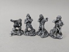 28mm Petrified Victims 3D Printer Model