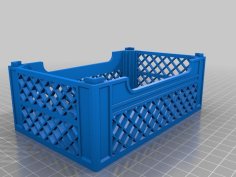 [Remix]Stackable Crate Without Handles 3D Printer Model