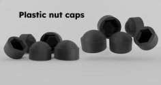 Plastic Nut Caps 3D Printer Model