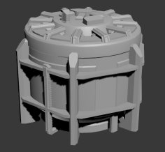 Sci-fi Chemical Plant – Storage Tank 3D Printer Model