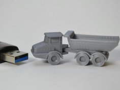 Articulated Dump Truck 3D Printer Model