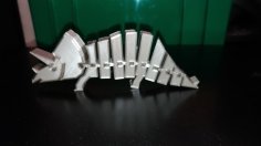 Twists & Bends Triceratops By Orangeteacher 3D Printer Model