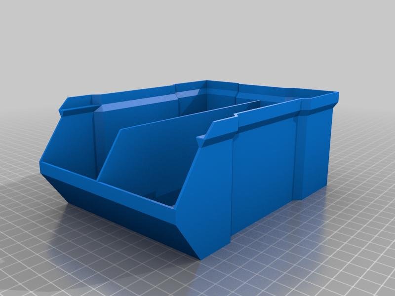 Large Split Stackable Container 3D Printer Model Download Free STL File ...
