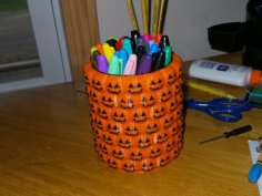 Halloween Pencil Holder 3D Printer Model