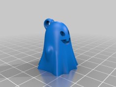 Cute Ghost Keychain – STL 3D Printer Model