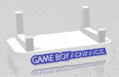 GBA Game Boy Advance V1 Display Stand (Repaired January 23) 3D Printer Model