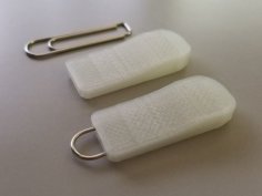 Zipper Pull Using Paperclip 3D Printer Model