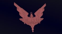 Elite Dangerous Logo 3D Printer Model