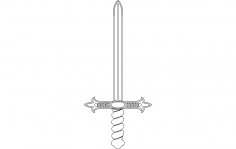Arquivo dxf da espada