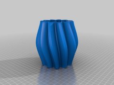 Gear Vase / Pen Holder 3D Printer Model