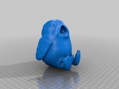 Screaming Porg 3D Printer Model