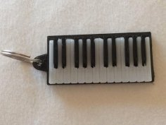 Piano Keyring 3D Printer Model