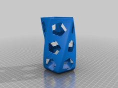 Pentagon Pen Holder 3D Printer Model