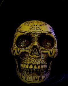 Mayan Skull 3D Printer Model