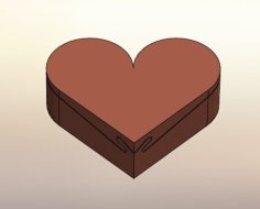 Heart Puzzle Jewelry Box 3D Printer Model