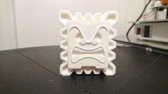 Thwomp Mario 3D Printer Model