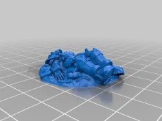 Fallout Dead Paladin Objective Marker 3D Printer Model