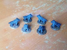 Dog/Wolf Mini For DnD – Lost Mine Of Phandelver 3D Printer Model