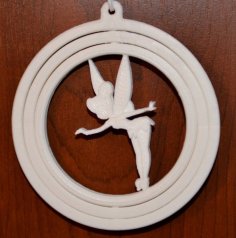 Tinkerbell Gyro Christmas Ornament 3D Printer Model