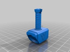 Thor’s Hammer (Mjolnir) Fridge Magnet 3D Printer Model