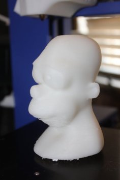 Homer Simpson Remeshed (much Smaller) 3D Printer Model