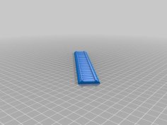 H0 Railway Track – Straight 3D Printer Model