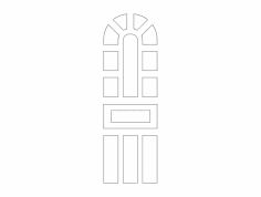 Дизайн двери МДФ 21 файл dxf