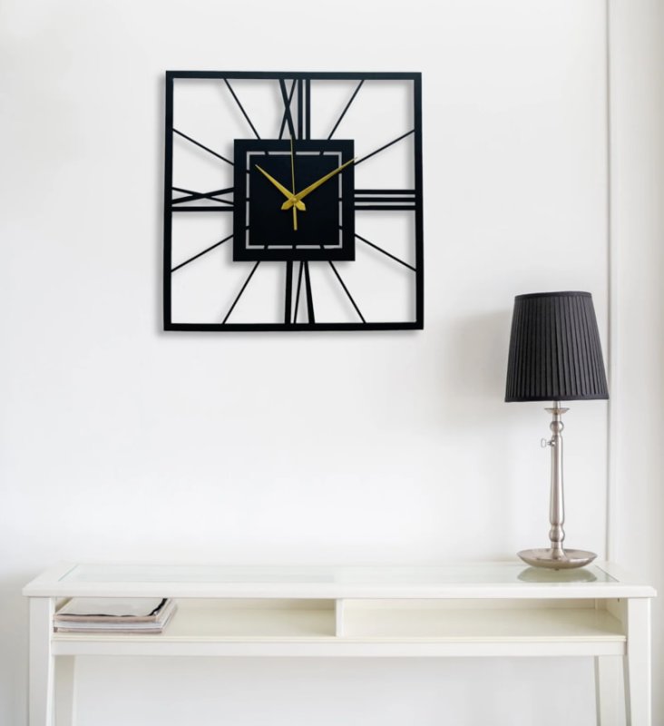 Laser Cut Modern Minimalist Wall Clock