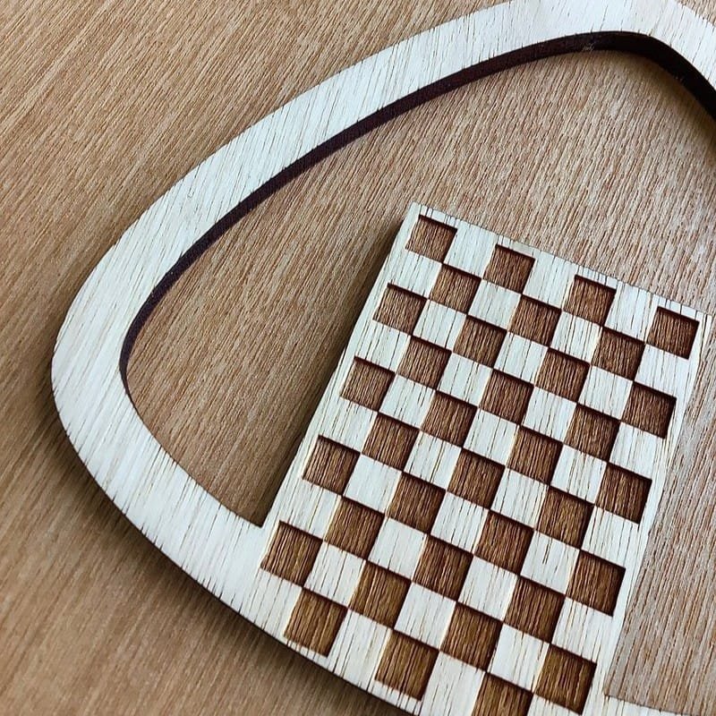 Laser Cut Wooden Air Plant Holder Wall Decor