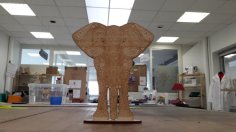 Laser Cut Elephant