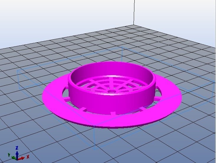 Hair Trap For Shower Drain 3D Printer Model Download Free STL File