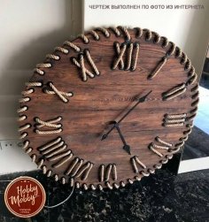 Laser Cut Creative Dial For Wall Clock