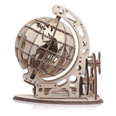 Laser Cut Wooden Globe 3D Model