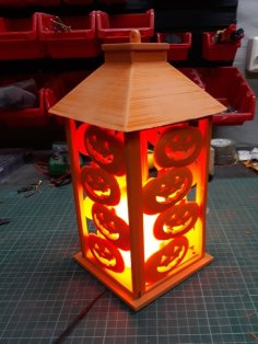 Lantern Top With Battery Compartment 3D Printer Model