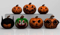 Calabazas Halloween HD 3D Printer Model