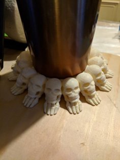 Caffeine Death Coaster 3D Printer Model