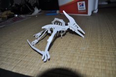 Pterodactilus 3D Puzzle, Dino 3D Printer Model