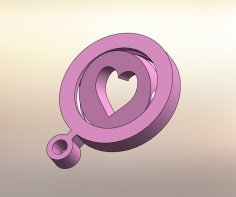 Orbit Love Charm 3D Printer Model