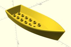 Duplo Boat 3D Printer Model