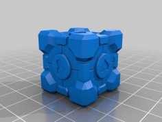 Weighted Companion Cube 3D Printer Model