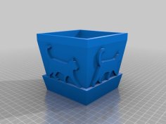 Cat Planter 3D Printer Model