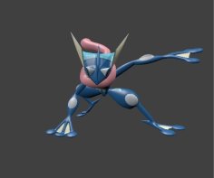 Greninja 3D Printer Model