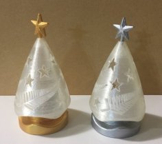 Modern Style Christmas Tree 3D Printer Model