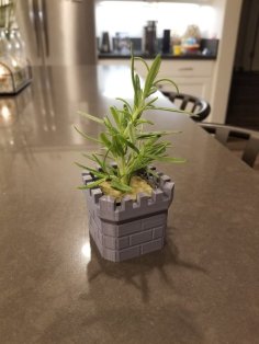 Tower Shaped Plant Pot 3D Printer Model