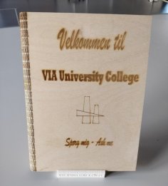 Laser Cut Book Cover DXF File