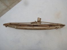 Laser Cut Type VII U-Boat