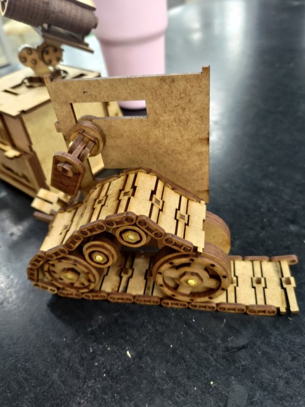 Laser Cut Wall-E 3D Puzzle